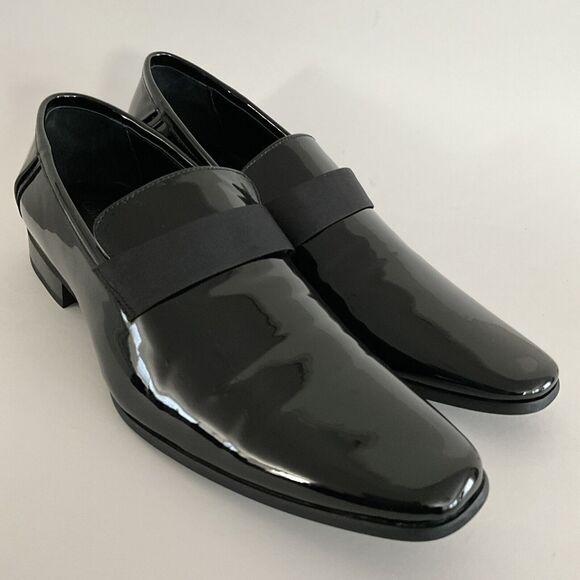 Calvin Klein Bernard Patent Faux Leather Casual Shoes Men Black 15 main image 5